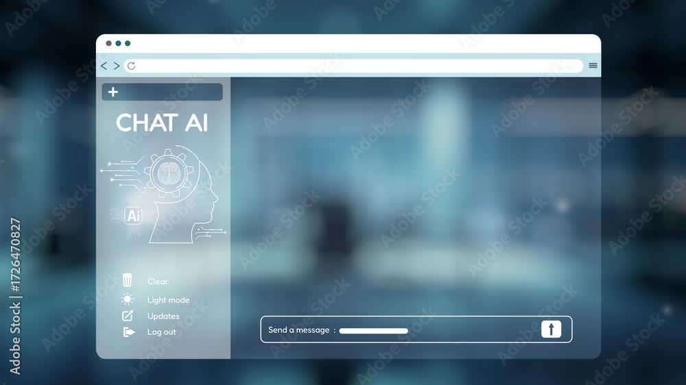 Poster ai virtual assistant artificial intelligence chatbot controlled by prompt engineering for explainabl