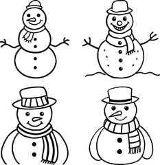 Christmas - thin line vector icon set. Pixel Perfect. Set contains such icons as Santa Claus, Christmas, Gift, Reindeer, Christmas Tree, Snowflake.
