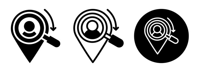 Talent Acquisition Icon Collection Glyph & Mixed Style