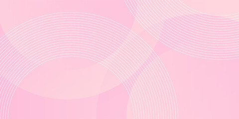 Pastel pink and yellow gradient background with circle. Abstract modern concept. Pink cute beautiful color for banner, wallpaper, desktop, poster.