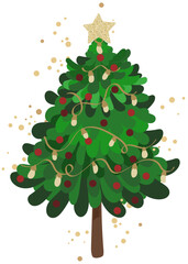 christmas tree vector