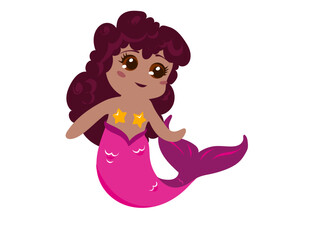 Cartoon Mermaid 