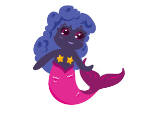 Cartoon Mermaid 