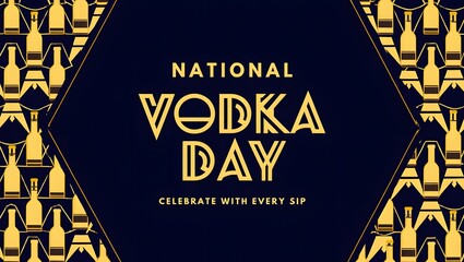 National Vodka Day Promotional Poster