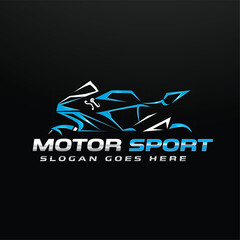 sport bike Logo Template