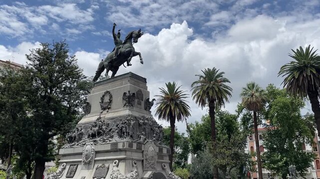 cordoba city argentina travel amateur shot statue snt martn holidays latin america