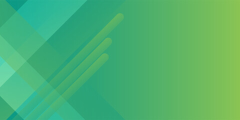 Abstract background green and yellow gradient shapes. Dynamic geometric shapes. Modern lines concept. Vector illustration.