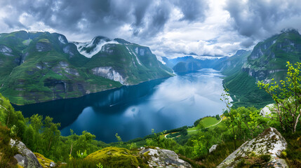 Fototapeta premium MajesticFjordValley