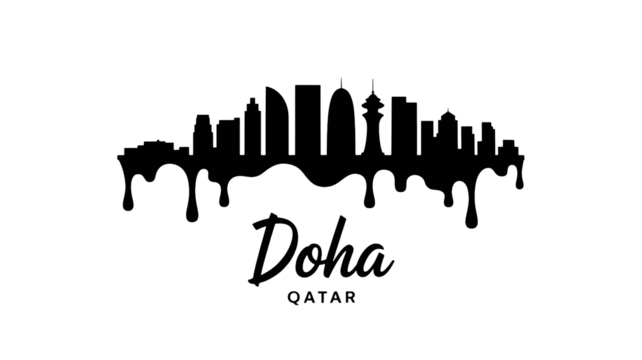 Stylish abstract geometric shape with sharp edges and dynamic angles