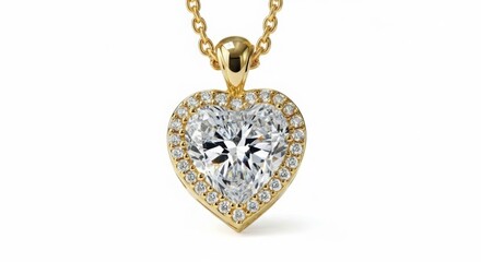 Elegant pear shaped diamond halo pendant necklace in yellow gold
