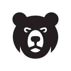 Cute baby panda bear cartoon vector illustration with a happy face