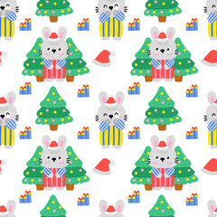 christmas seamless pattern