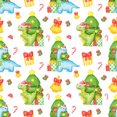 Christmas seamless pattern