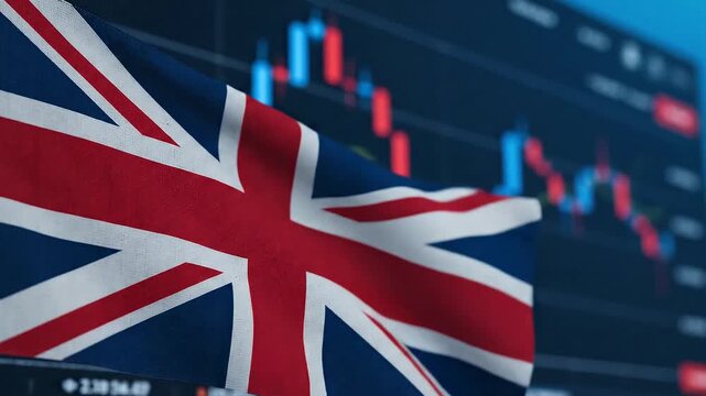 UK Stock Market Performance, Flag and Charts. - Powered by Adobe
