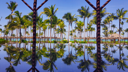 reflejo playa punta cana republica dominicana