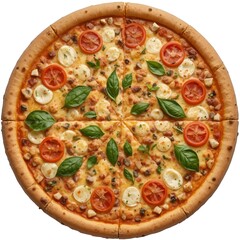pizza isolated on white