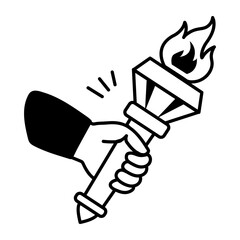 A drawing style icon showing lock keys