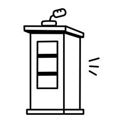 A doodle style icon showing legal agreement
