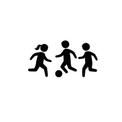 Children playing soccer active kids outdoor fun happy children joyful moments healthy lifestyle.
