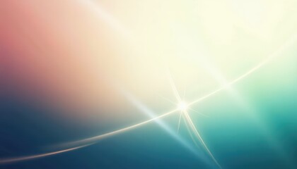 Abstract Light Burst Background Gradient Colors and Star Flare