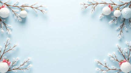 A Gentle Celebration of Winter’s Beauty: Cotton Flowers and Golden Accents Framing a Tranquil Space for Festive Expression