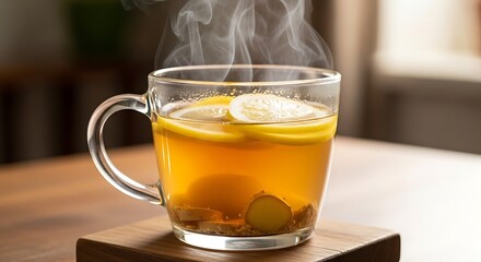 Hot Lemon Ginger Tea.