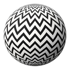 Abstract 3d sphere isolated on white