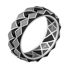 Soccer ball on white background