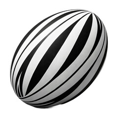 Abstract sphere with red ball