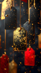 black friday tags background