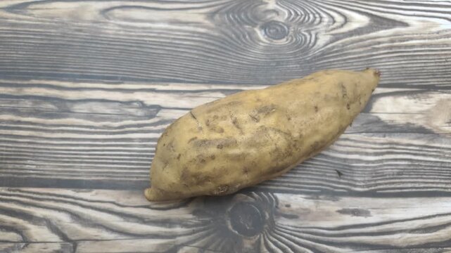 Ipomoea batatas or sweet potato is a nutritious versatile root vegetable. A tropical staple and superfood rich in fiber and Vitamin A.