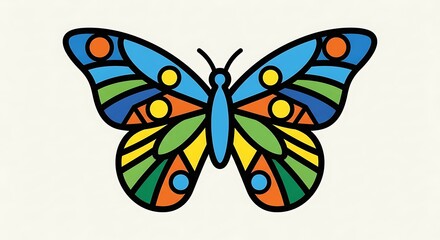Colorful Butterfly Art. (2)