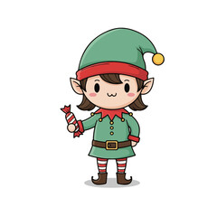 Christmas Elf Girl