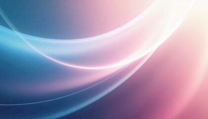 Naklejka premium Abstract Blue and Pink Wave Background Modern Design Element