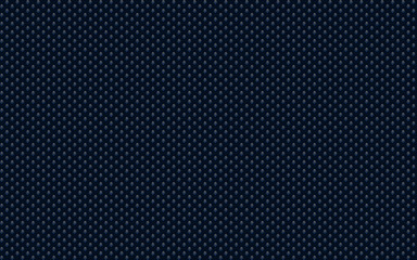 Geometric seamless pattern with mini abstract dot flower in blue n grey on dark blue background. Vector illustration, for masculine shirt lady dress cloth cover decoration textile wallpaper all over 