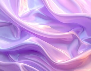 Fototapeta premium Soft, flowing pastel purple and pink silk