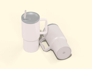 Tumbler Mockup  to showcase your designs for clients 1