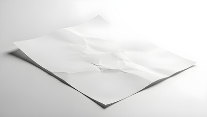white paper heart on black background