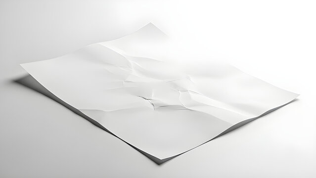 white paper heart on black background