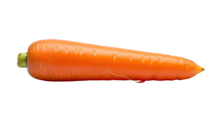 Fresh orange carrot close-up isolated PNG with Transparent Background