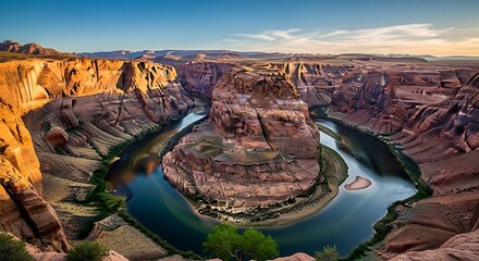 Horseshoe Bend with Arizona.