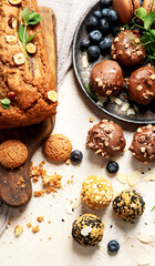 Different desserts