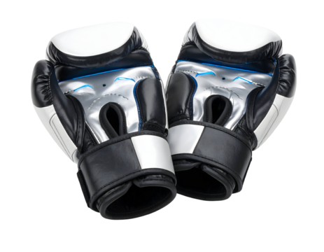 Boxing gloves with transparent background