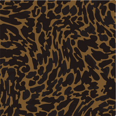 Leopard skin print, watercolor effect, black, brown, beige, and white gradients, overlapping elements, seamless pattern

