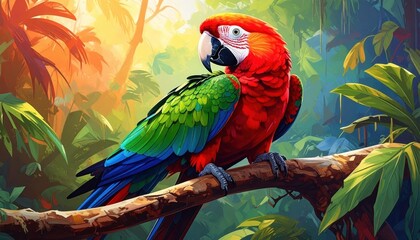 Obraz premium Eclectus Parrot