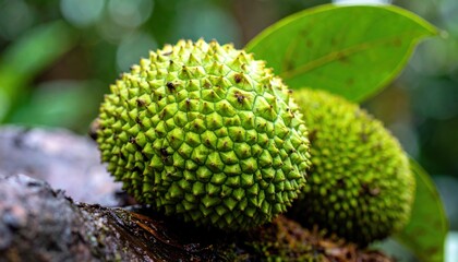 Soursop visually striking high-quality image with artistic flair.