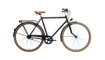 Flat vector illustration of black bicycle modern cycling transportation vehicle healthy lifestyle outdoor sport road bike isolated on white background