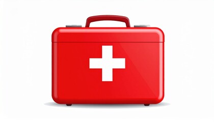 Fototapeta premium First aid box creative and aesthetically pleasing visually rich image.