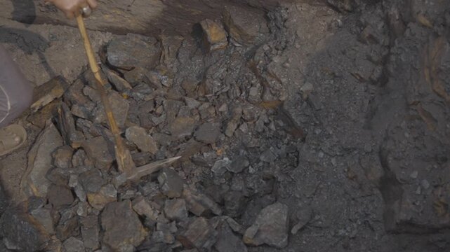 Industrial coal extraction, Coal mines in Jharkhand, Unprocessed coal