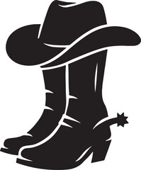 Cowboy hat and boots cowboy boots western wear